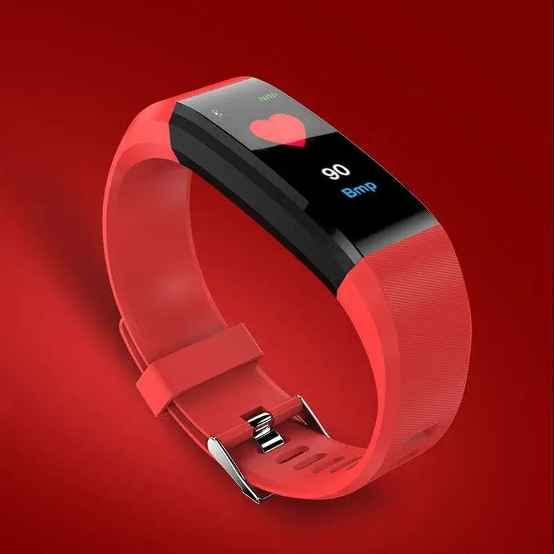 115Plus Kids Smartwatch – Bluetooth 4.0 Touch Sports Bracelet Fitness Tracker for iOS & Android