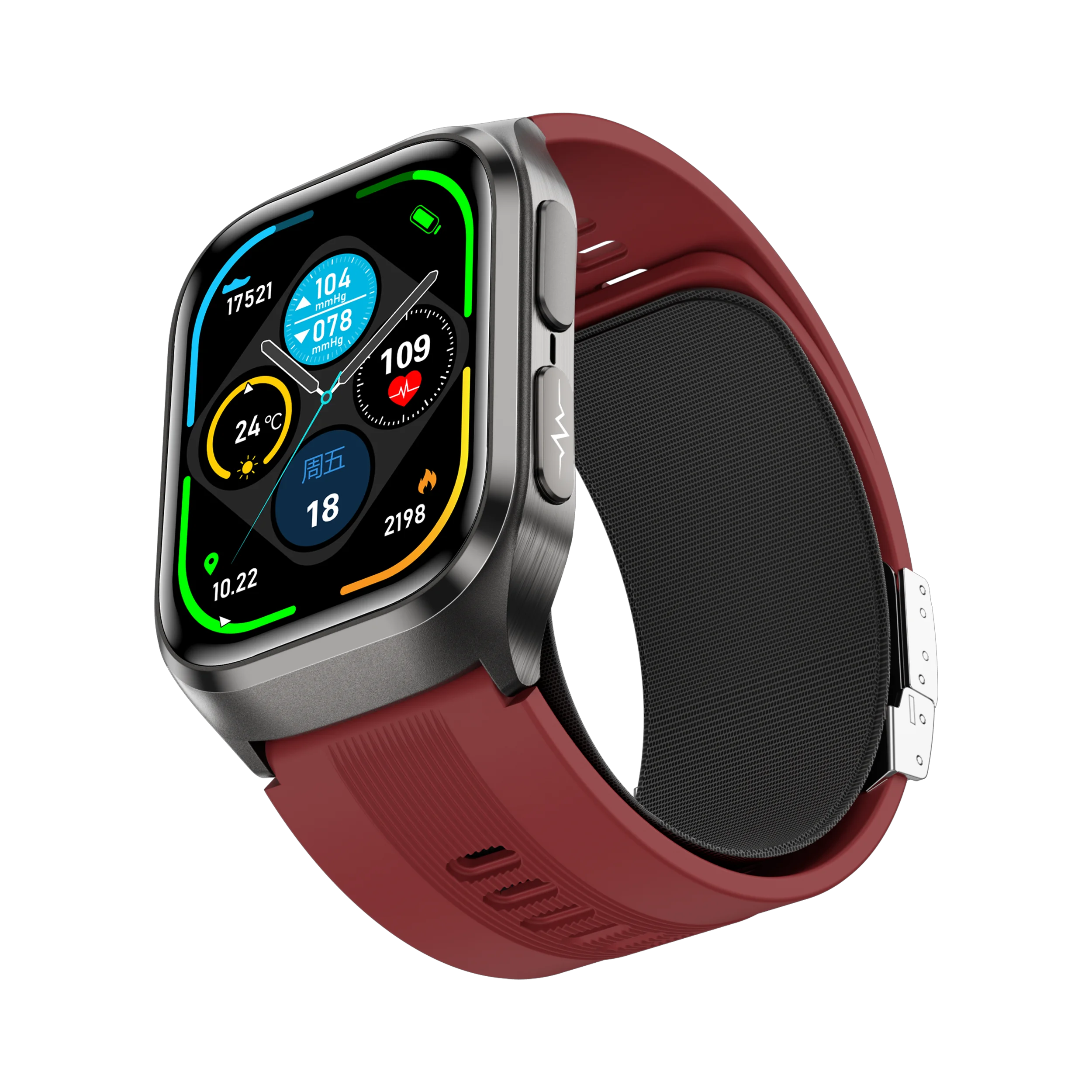 NOYAFA Air Pump Smart Watch Air Sac Accurate Blood Pressure ECG Oxygen Uric Acid Blood Lipids Health Monitoring Smartwatch