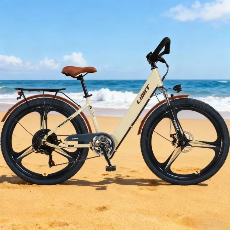 New fashionable E-bike, 26-inch urban commuter electric bicycle for adults, 400W brushless motor, 48V20AH battery electric moped