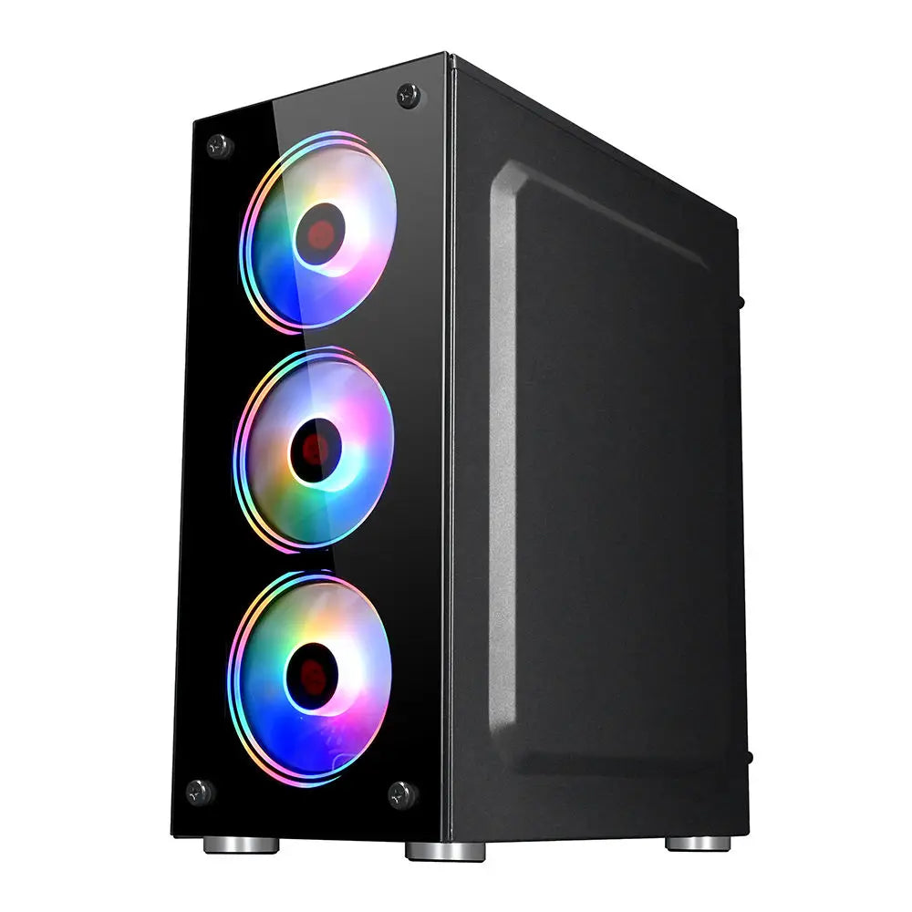 Aotesier Hot selling gamer desktop computer build in Win10 16GB Ram SSD 256G GTX 1050Ti Core E5-2650 processor new gaming pc