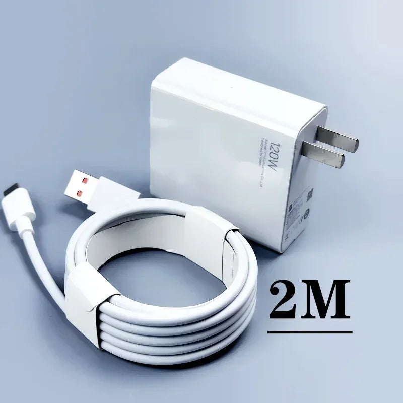 Original Xiaomi 120W Turbo Charger Fast Gan Type C 6A Charging Power Adapter Usb Cable For Mi 13 Ultra 12T Pro 11T RedMi Note 13