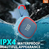 Mini Bluetooth Speaker – IPX4 Waterproof Portable Wireless Loudspeaker with TF Card, FM Radio, TWS Stereo & HiFi Sound