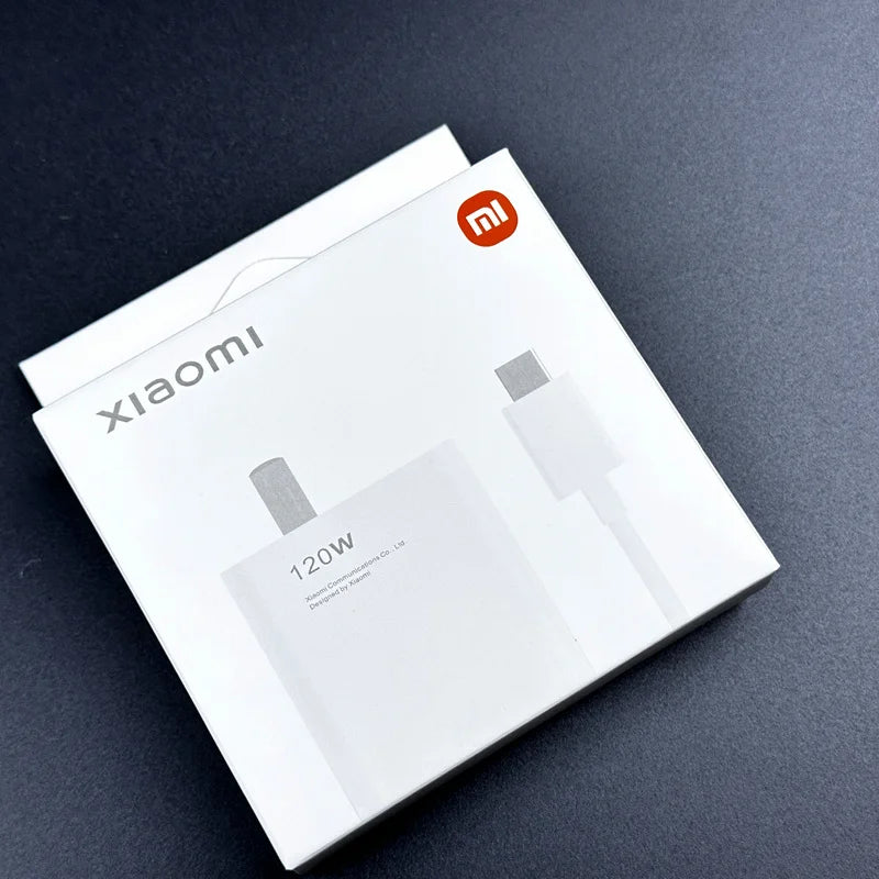 Original Xiaomi 120W Turbo Charger Fast Gan Type C 6A Charging Power Adapter Usb Cable For Mi 13 Ultra 12T Pro 11T RedMi Note 13
