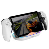 IPEGA Charging Dock P5P02 for PS5 Portal with 14 RGB Lighting Modes,Stand Charger for PS5 Portal with Non-Slip Base,Holding Base
