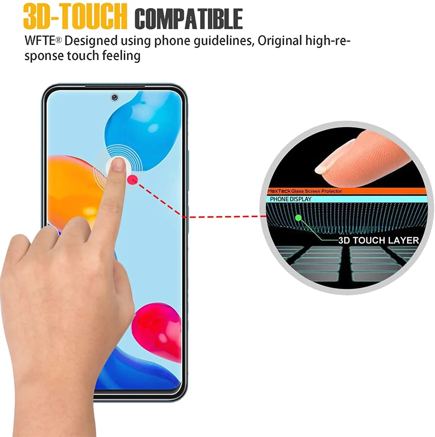 Screen Protector Film for Xiaomi Mi 11 / Mi 11 Lite 5G NE, Redmi Note 11 Global – Protective Screen Film, Not Glass