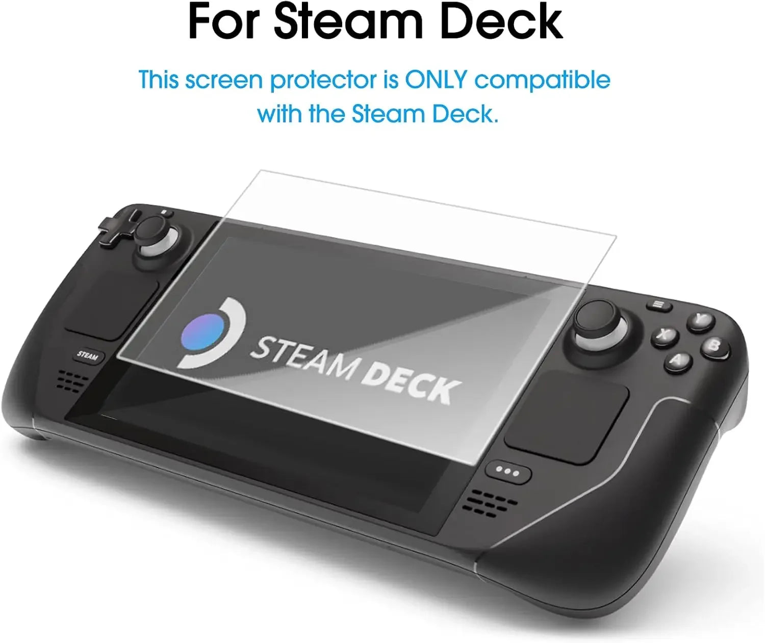 For Screen Protector Compatible With Steam Deck OLED 7inch,Tempered Glass Designed  with Easy Insatiate 9H hardness
