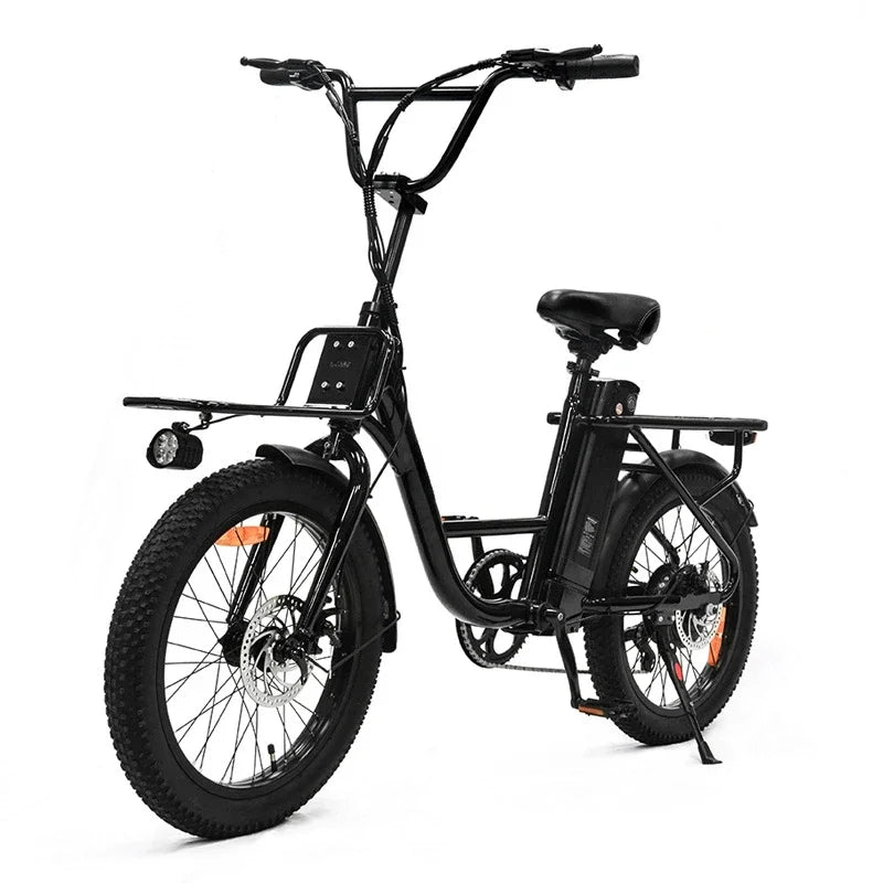 20-inch electric bike, stylish city commuter bike with 750W efficient motor, 48V-10ah lithium battery outing electric moped