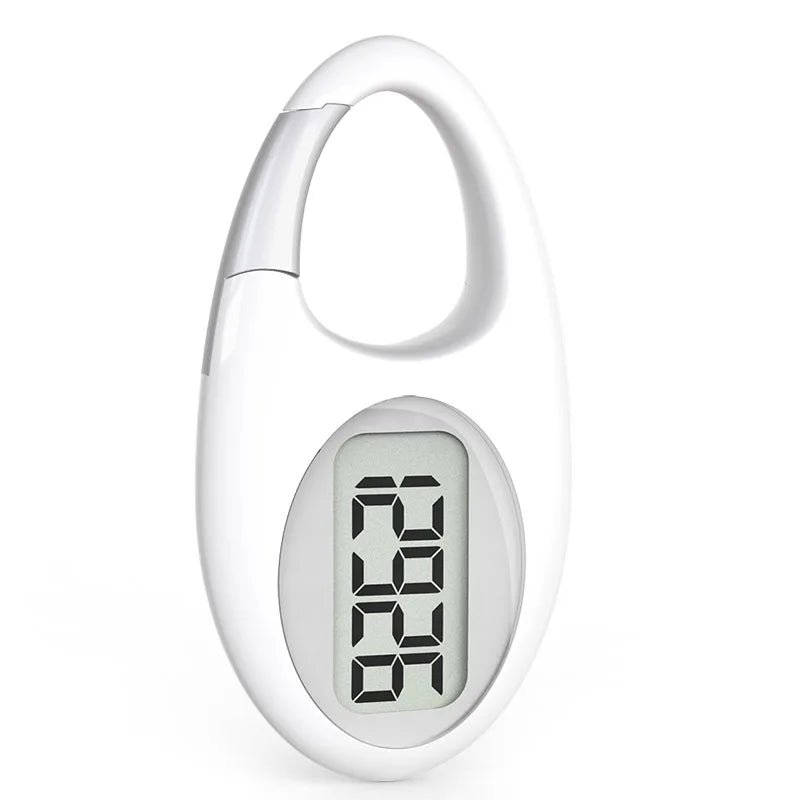 FITCENT Mini Digital Pedometer – 3D Sensor Step Counter with Lanyard for Walking, Running & Outdoor Sports (Kids, Men & Women)