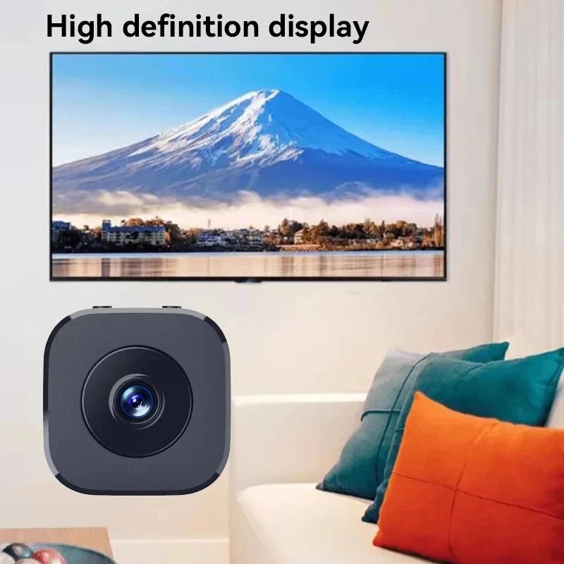 Mini Security Camera Pro 4K FullHD WiFi Surveillance With 2 Way Audio Motion Detection Infrared Night Vision Security Cam