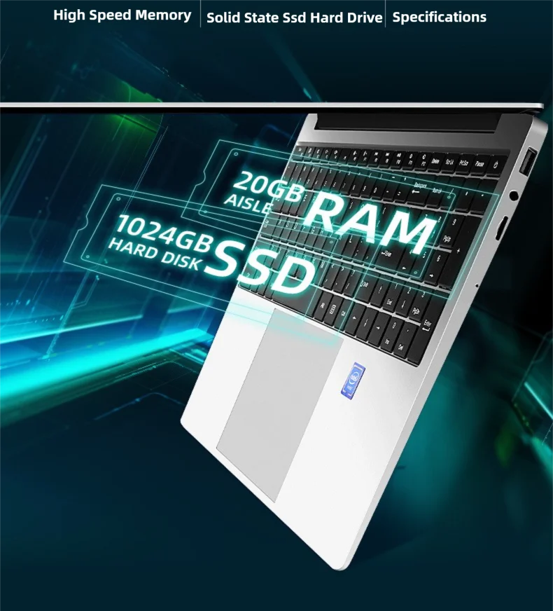 AMD Ryzen R5 R7 Laptop 15.6 Inch IPS Screen Gaming Laptops Portable notbook computer pc Windows11 Fingerprint cheap price deal
