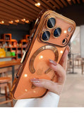 Luxury MagSafe Soft Phone Case for iPhone 11 12 13 14 15 16 17 Pro Max Plus Air, Magnetic Transparent TPU Bumper Cover