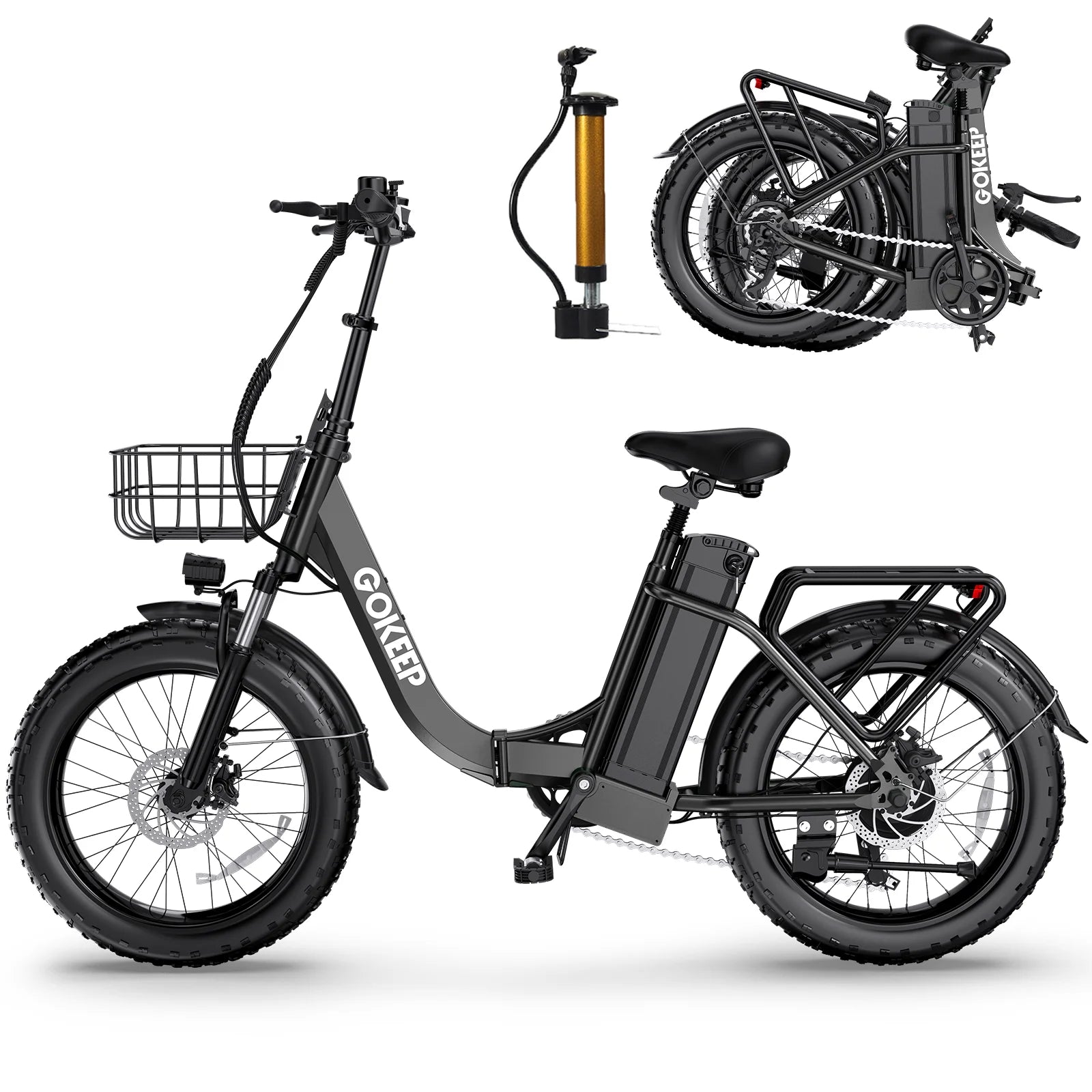 L20  E-Bike 750W motor 48V10AH folding mountain Electric Bicycle Mechanical brake 20*3-inch tire urban commuting Electric  Bike