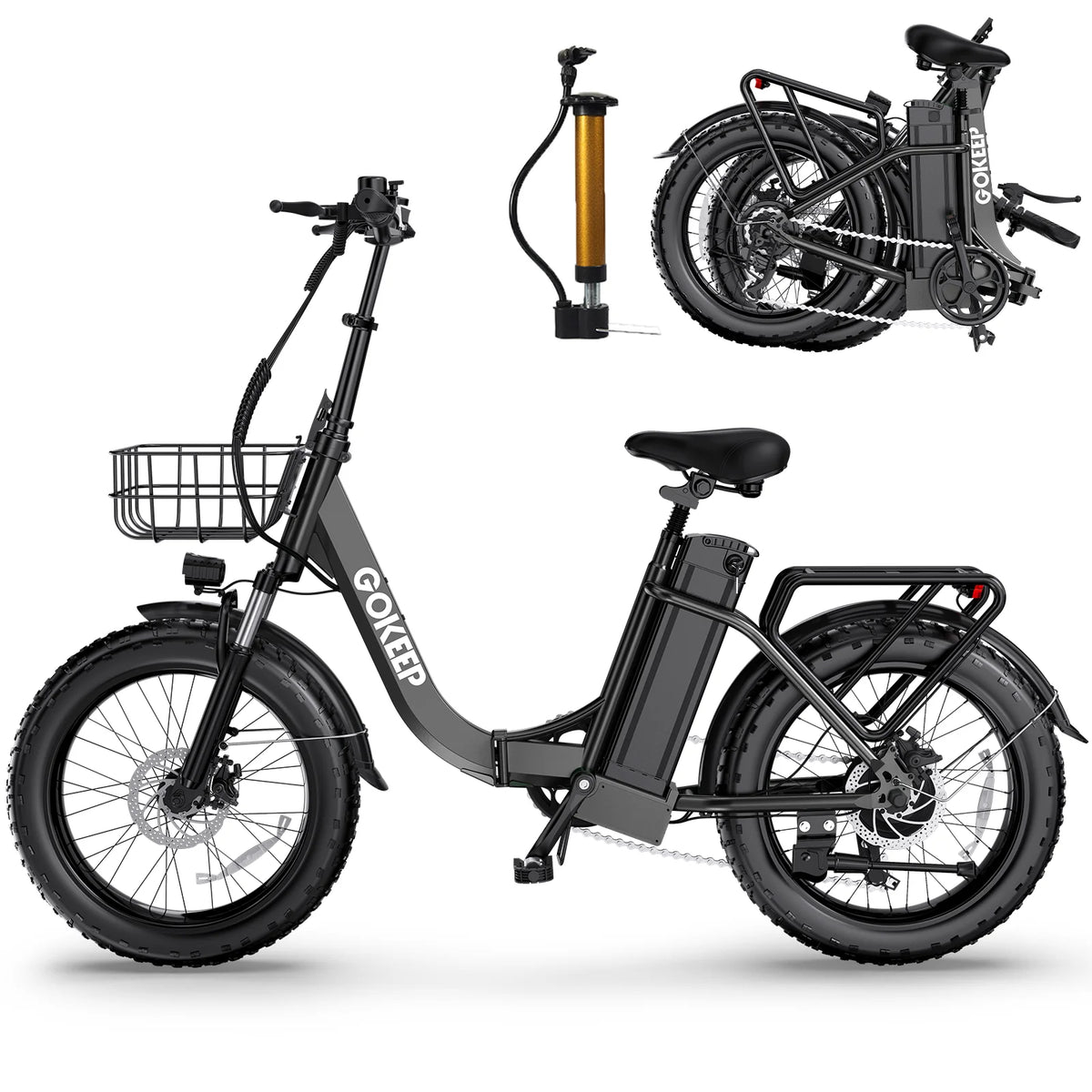 L20  E-Bike 750W motor 48V10AH folding mountain Electric Bicycle Mechanical brake 20*3-inch tire urban commuting Electric  Bike