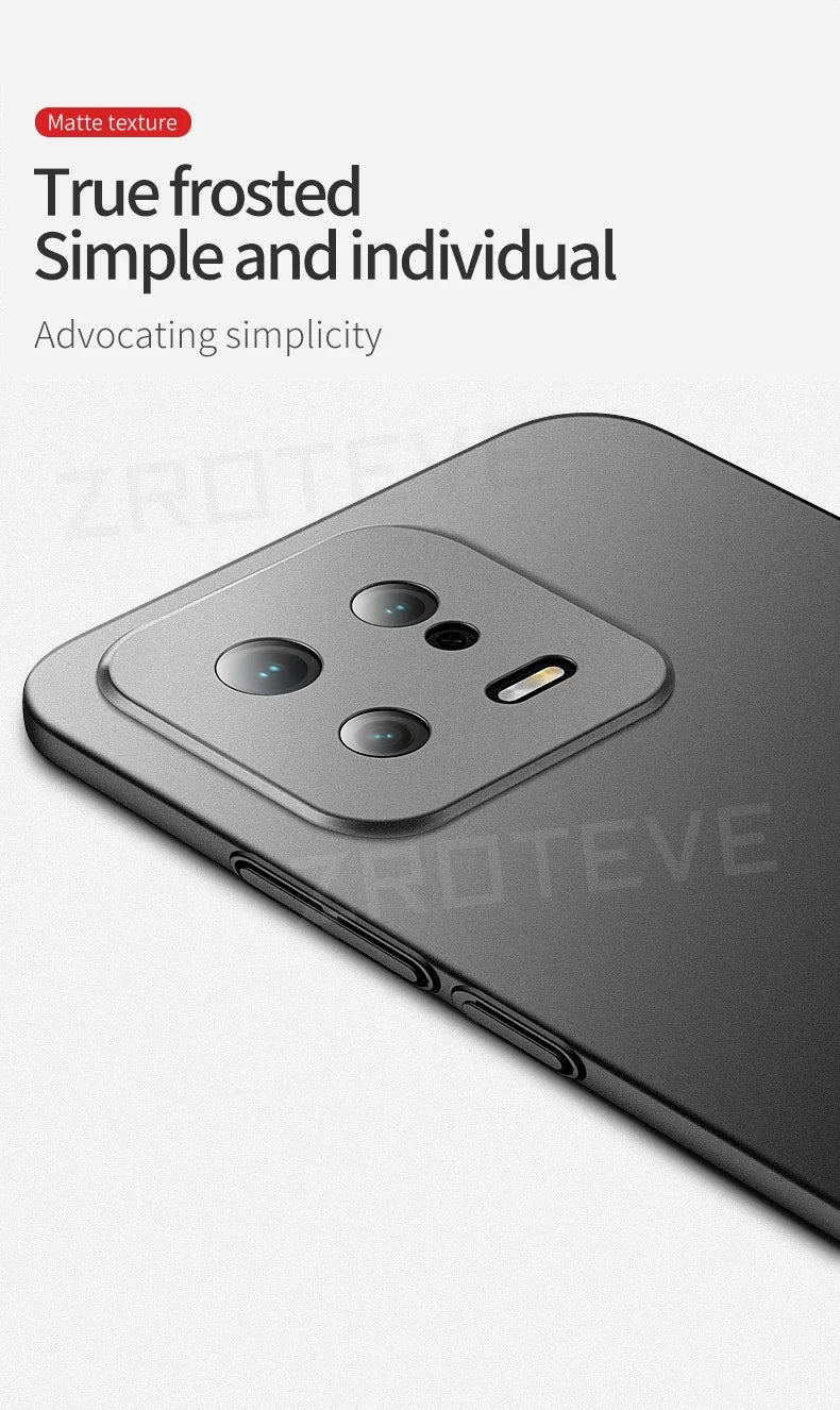 Xiaomi 14 / 14 Ultra Case – ZROTEVE Matte Hard PC Cover for Mi 13, 13T, 14T Pro, Mi14, Mi13 Lite Phones