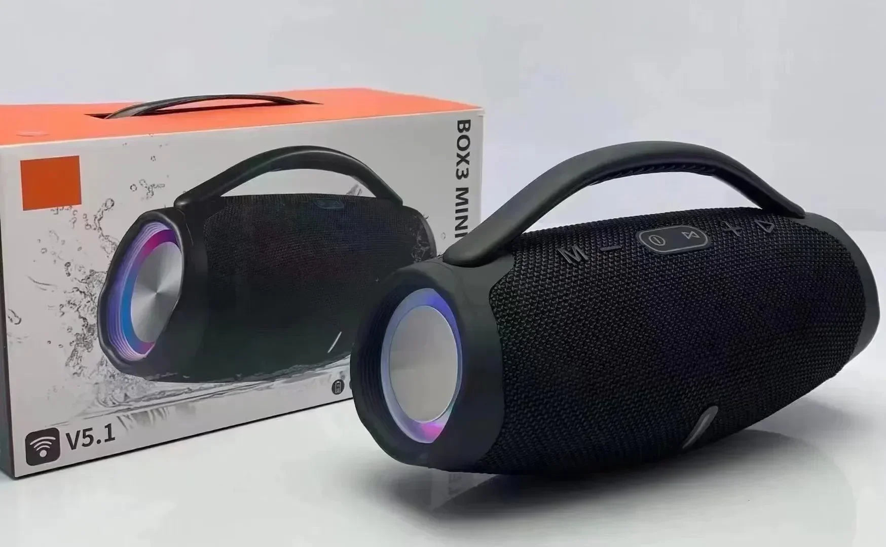 Caixa De Som 100W High-power Bluetooth Speakers Portable Outdoor Subwoofer 3D Stereo Surround Sound Column Music Center Boombox