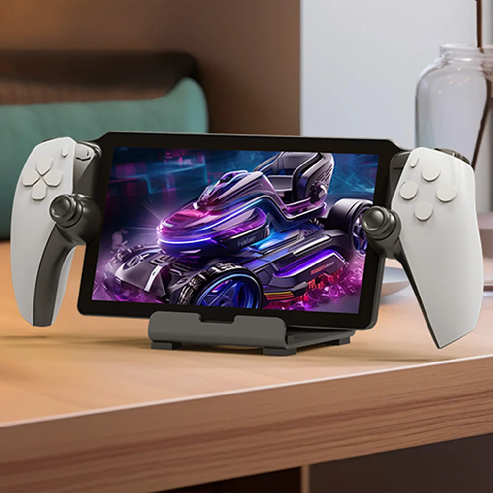 Game Console Holder Desktop Stand for PS5 Portal Support Stand with Anti-Slip Pad for Playstation Portal Steam Deck ROG Switch