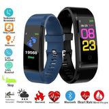 115Plus Kids Smartwatch – Bluetooth 4.0 Touch Sports Bracelet Fitness Tracker for iOS & Android
