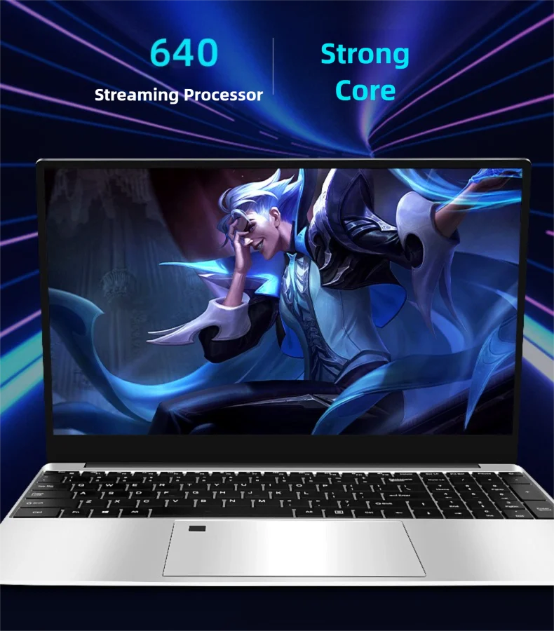 AMD Ryzen R5 R7 Laptop 15.6 Inch IPS Screen Gaming Laptops Portable notbook computer pc Windows11 Fingerprint cheap price deal