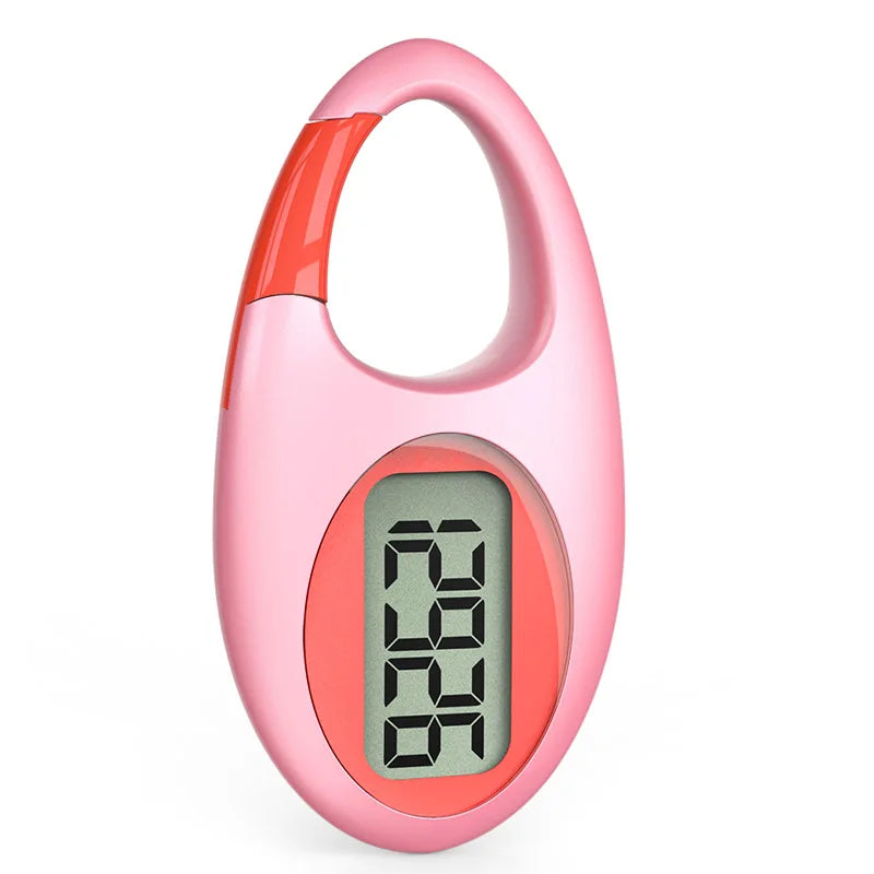 FITCENT Mini Digital Pedometer – 3D Sensor Step Counter with Lanyard for Walking, Running & Outdoor Sports (Kids, Men & Women)