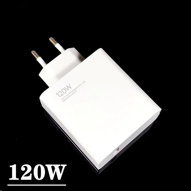 Original Xiaomi 120W Turbo Charger Fast Gan Type C 6A Charging Power Adapter Usb Cable For Mi 13 Ultra 12T Pro 11T RedMi Note 13