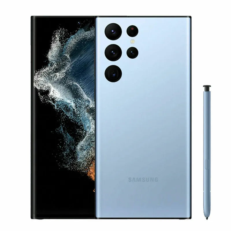 C Samsung Galaxy S22 Ultra 5G S908U S22U 6.8" ROM 128GB/256/512GB RAM 8GB/12GB Snapdragon 8 NFC S Pen Unlocked Smart Cell Phone