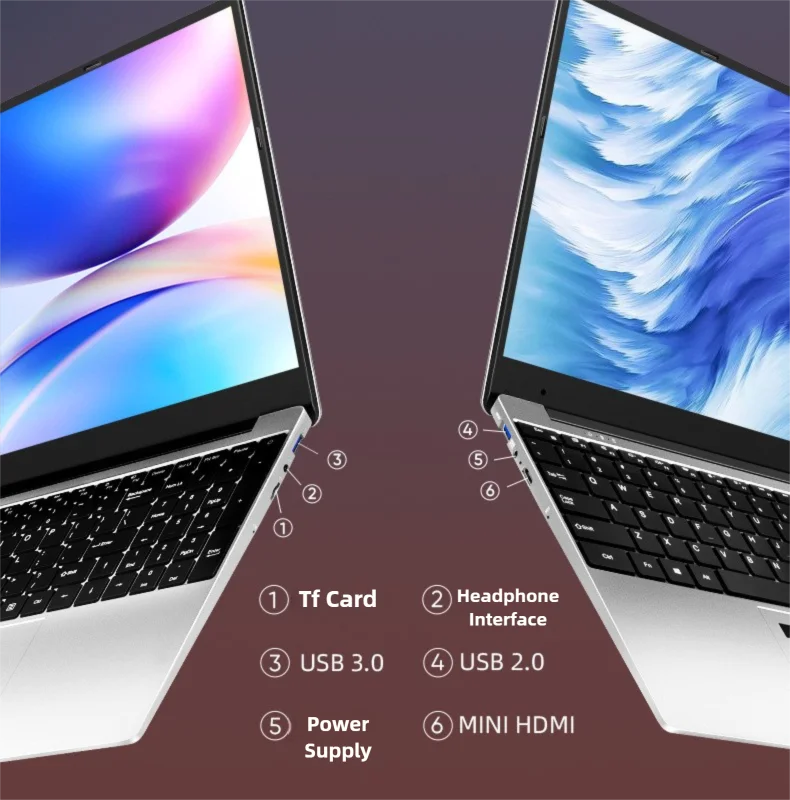 AMD Ryzen R5 R7 Laptop 15.6 Inch IPS Screen Gaming Laptops Portable notbook computer pc Windows11 Fingerprint cheap price deal
