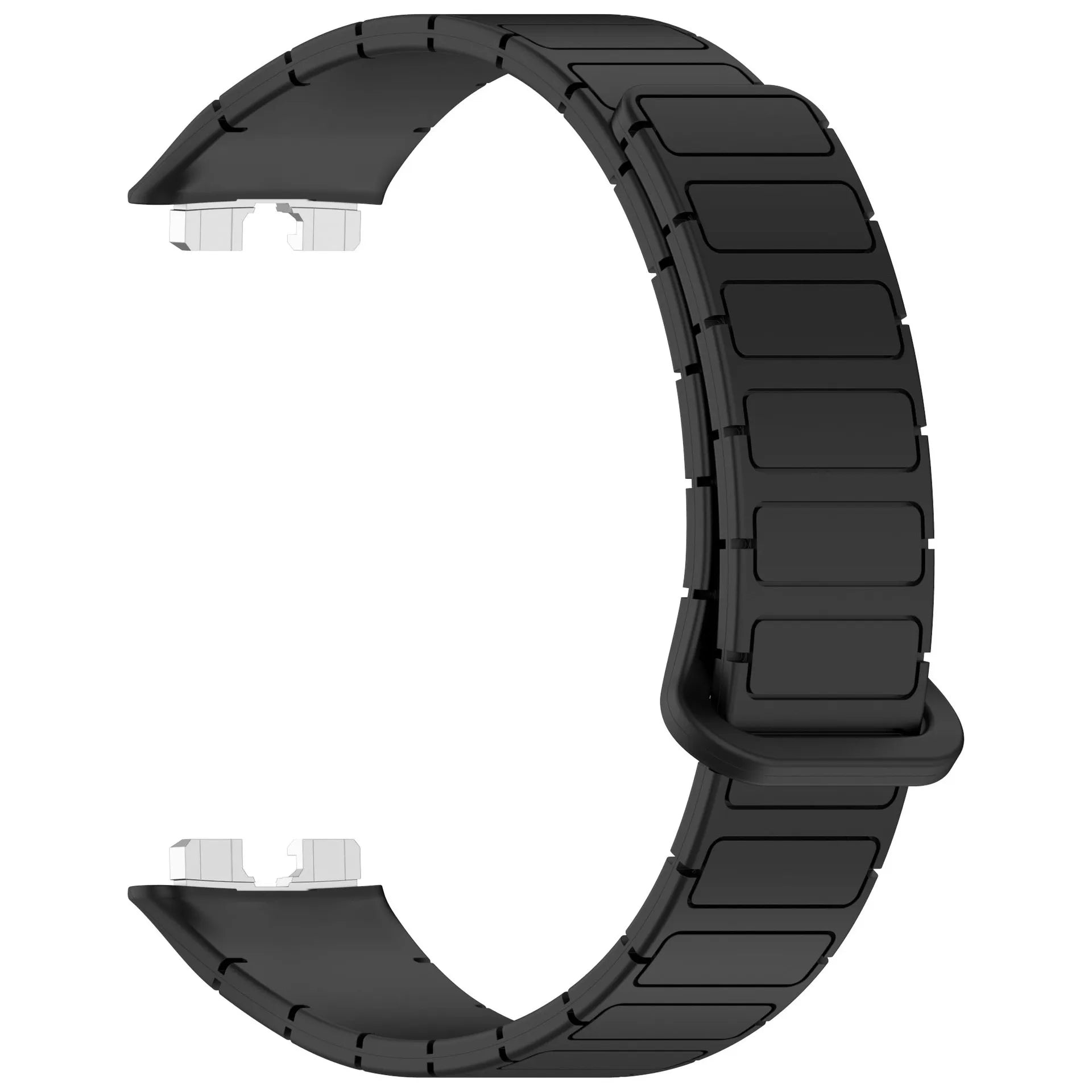 New Magnetic Silicone Strap for Huawei Watch 8/9/10 – Two-Tone Sport Band Smartwatch Accessories