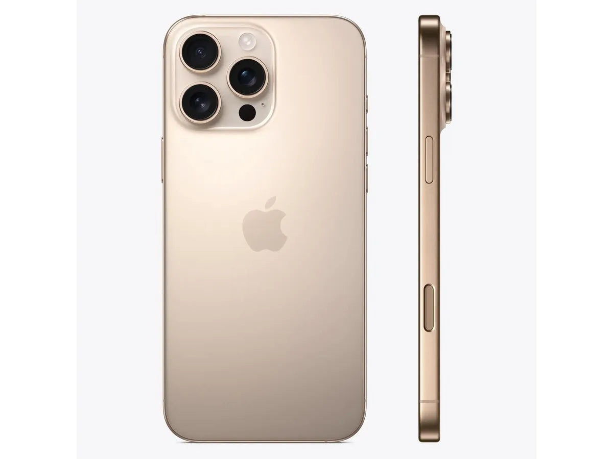 Refurbished iPhone 16 Pro Max (US Model) - Dual eSIM | 256GB/512GB | Titanium | 100% Original