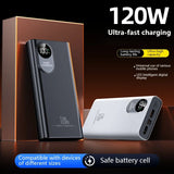 2026 New 500000mAh Power Bank – 120W Super Fast Charging Portable Battery with Digital Display for All Phones
