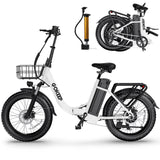 L20  E-Bike 750W motor 48V10AH folding mountain Electric Bicycle Mechanical brake 20*3-inch tire urban commuting Electric  Bike