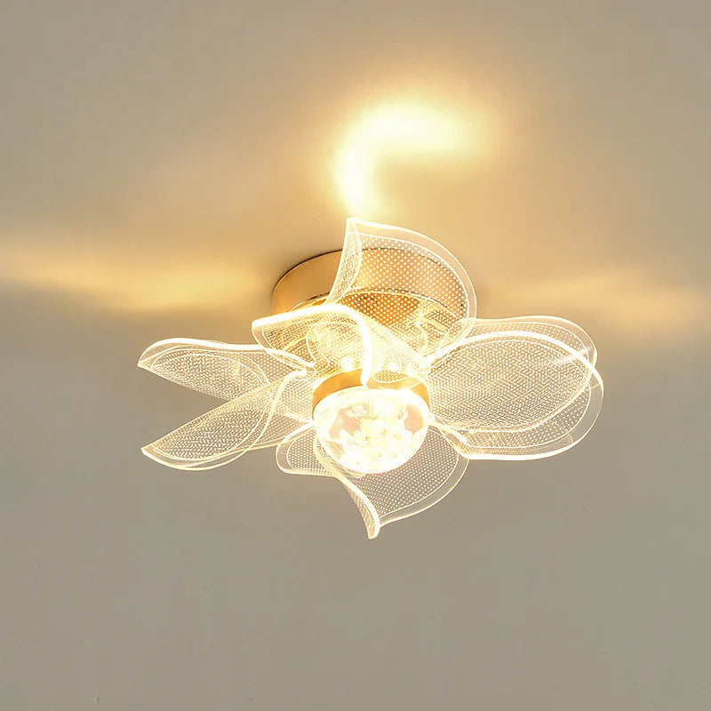 Nordic Acrylic Ceiling Lamp Suitable For Bedroom Lustre Chandeliers In Corridor Cloakroom Gold Plafonier Elegant Ceiling Lamps