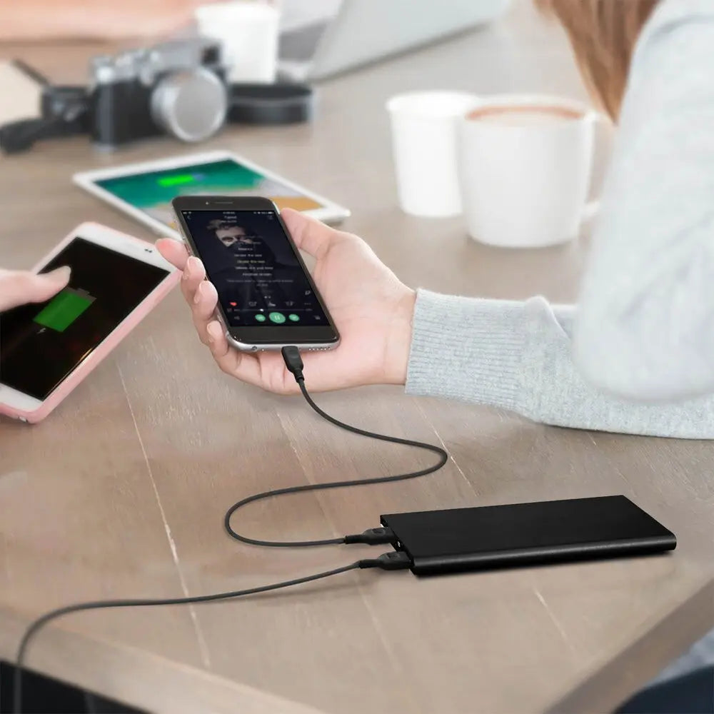 20000mAh 5V/2.1A Portable Power Bank – USB Battery Pack with Flashlight for Heated Vest, Jacket, Pants & Socks