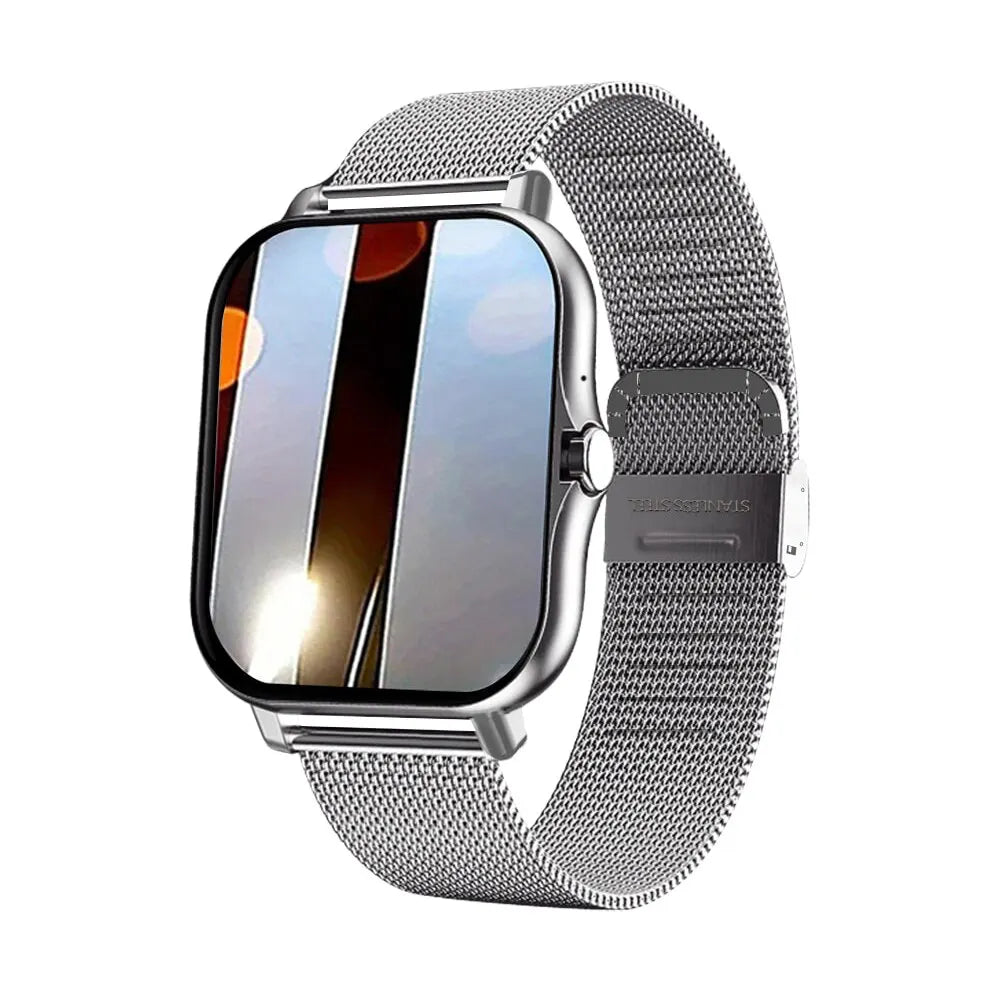 1.44" Smart Watch for Android – Full Touch Color Screen, Bluetooth Call, Magnetic Charging