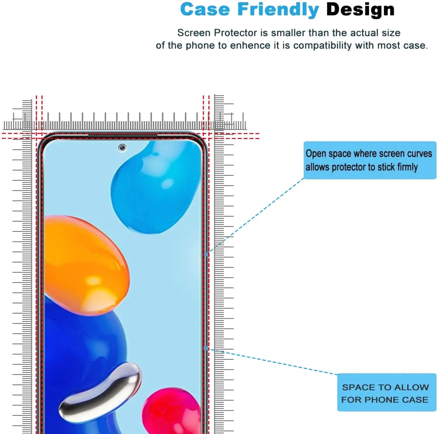 Screen Protector Film for Xiaomi Mi 11 / Mi 11 Lite 5G NE, Redmi Note 11 Global – Protective Screen Film, Not Glass
