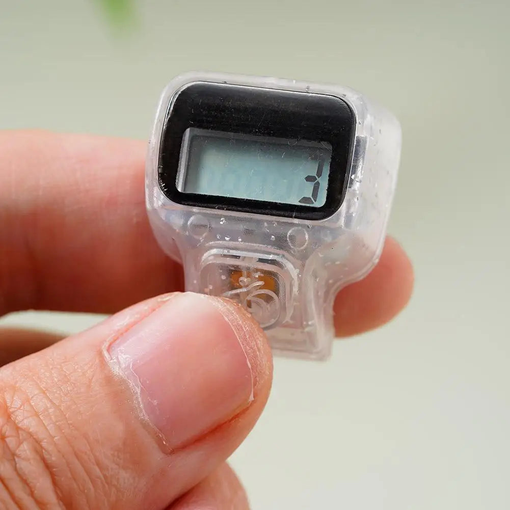 Mini Digital Sport Counter – Adjustable Finger Clicker for Swimming & Running