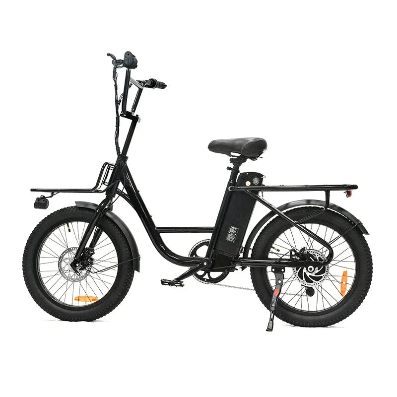 20-inch electric bike, stylish city commuter bike with 750W efficient motor, 48V-10ah lithium battery outing electric moped