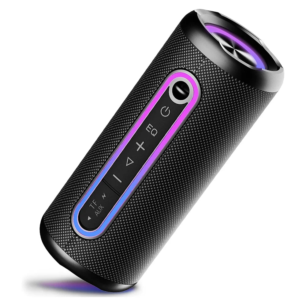 Portable Bluetooth Speaker – 30W Loud Stereo, BT5.4, IPX7 Waterproof, 24H Playtime Wireless Speaker