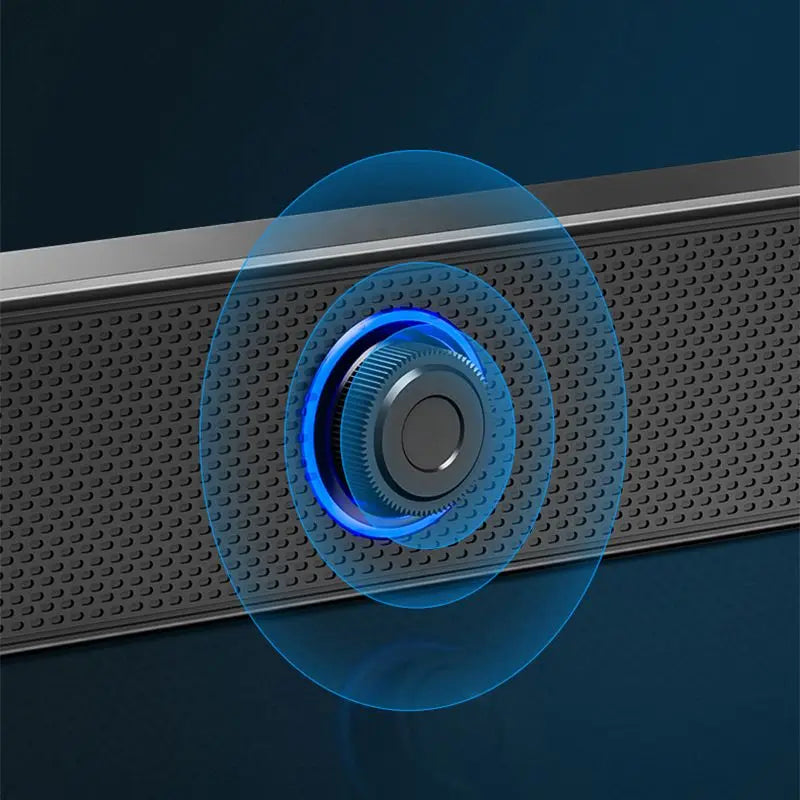 Bluetooth Computer Speakers – Wired Surround Soundbar with Stereo Subwoofer for Desktop, Laptop & Mini Home Theater System