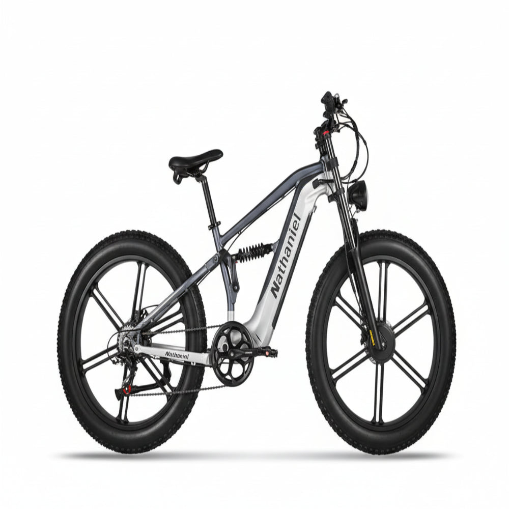 Nathaniel SYR09 Electric Bike 2000W Dual Motor,26*4.0 Fat Tire Integrated Wheel,48V20Ah,55KM/H,All-Terrain Outdoor Sports E-bike