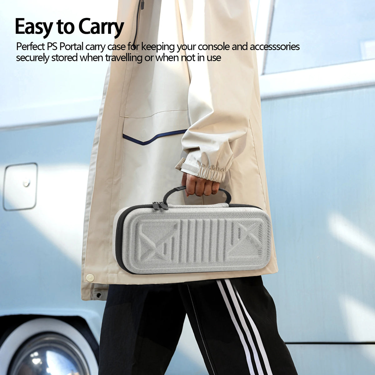 Carrying Case for PS Portal - Slim Fit & Hard Shell Carrying Case for PlayStation 5 Portal Remote Player
