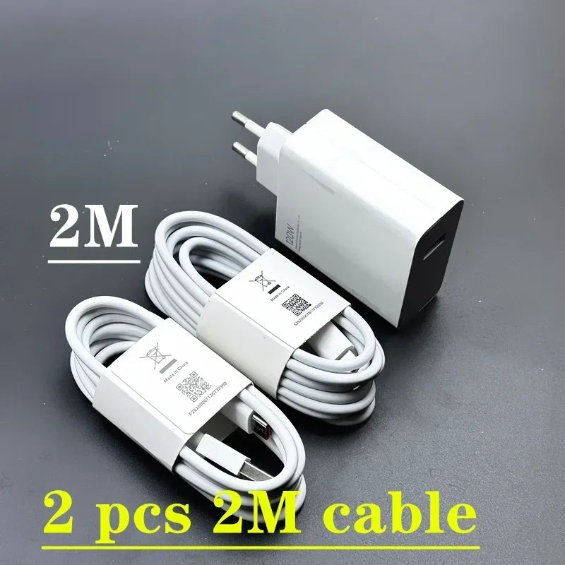 Original Xiaomi 120W Turbo Charger Fast Gan Type C 6A Charging Power Adapter Usb Cable For Mi 13 Ultra 12T Pro 11T RedMi Note 13