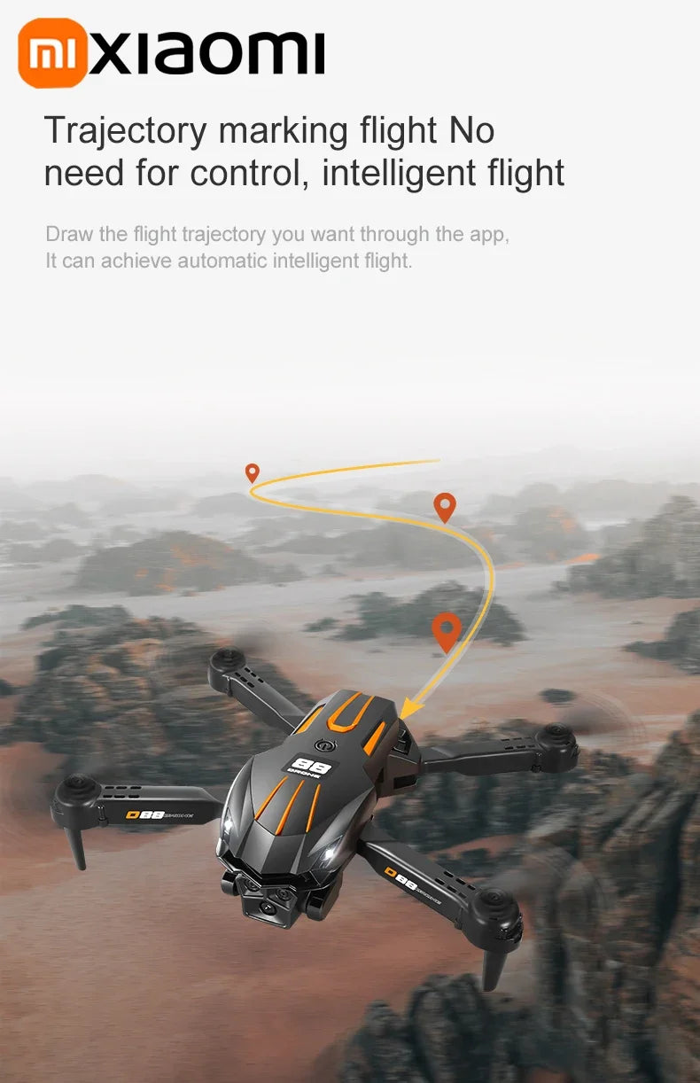 Xiaomi D88 Drone 8K Aerial HD Dual Camera Photography Intelligent Obstacle Avoidance Brushless Power 5G WIFI GPS Return VR Drone