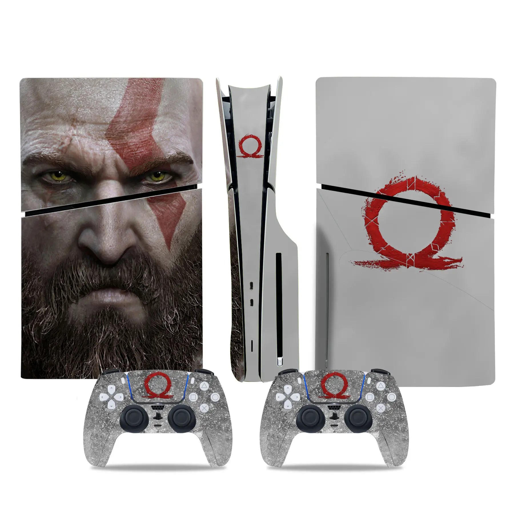 Game PS5 Slim Disc Skin Sticker Decal Cover for Console and Controllers PS5 Slim Disk Skin Sticker Vinyl