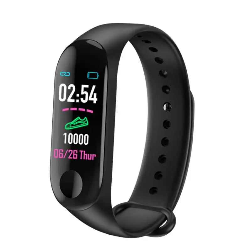 M3 Plus Fitness Tracker Smart Band – Running Pedometer with Heart Rate & Blood Pressure Monitor