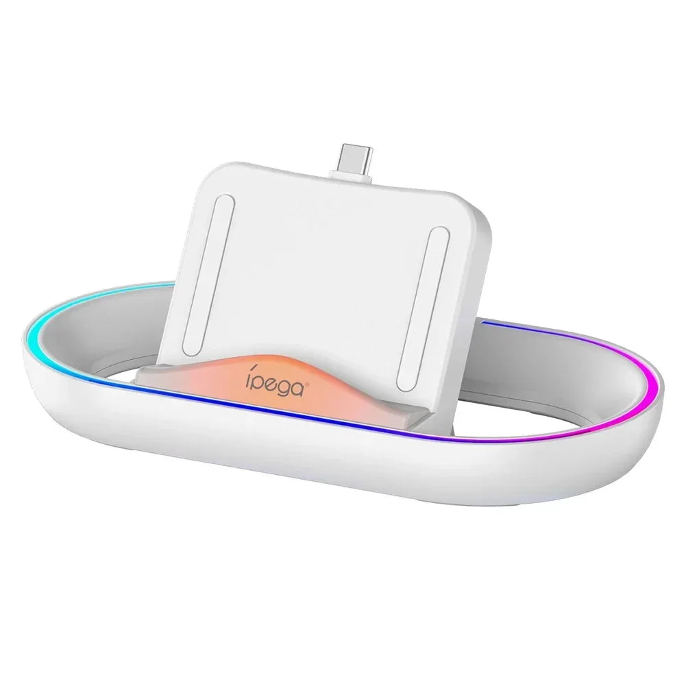 Charging Dock Station for PlayStation Portal/for PS5 Portal Game Console with RGB Lighting Effect Durable and Reliable Holder