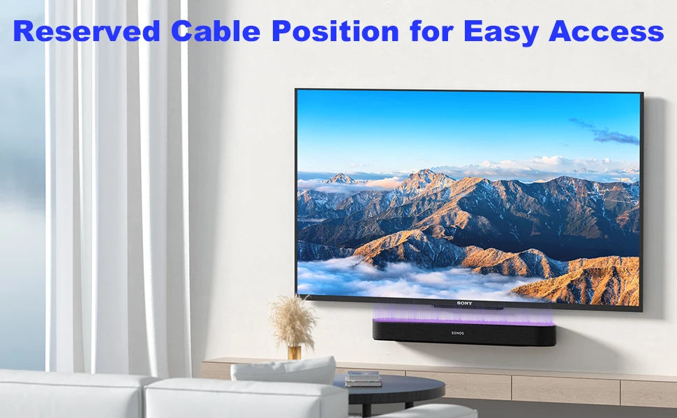 Universal Soundbar Wall Mount Speaker Stands For Sonos Beam Wall Mount Bracket Compatible Home Living Room Decoration Durable