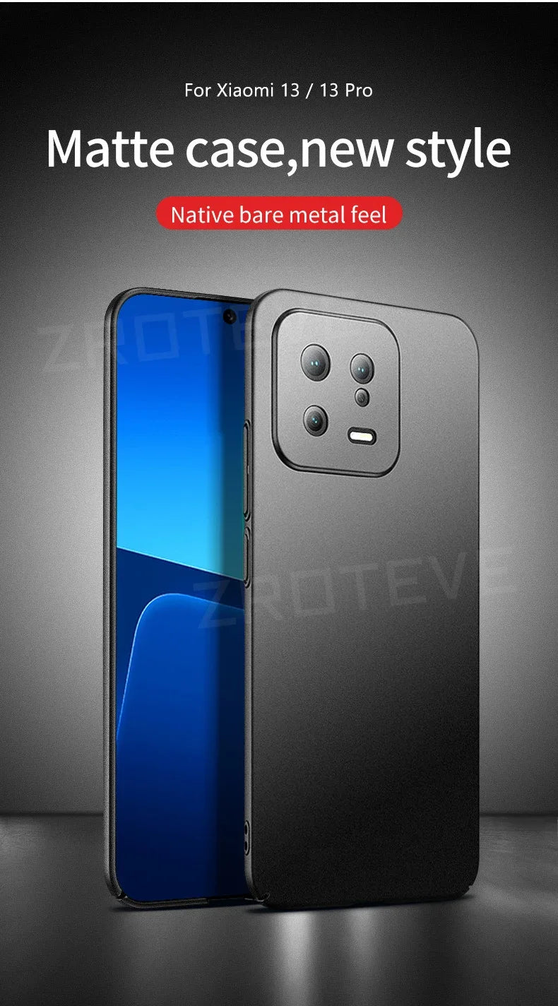Xiaomi 14 / 14 Ultra Case – ZROTEVE Matte Hard PC Cover for Mi 13, 13T, 14T Pro, Mi14, Mi13 Lite Phones