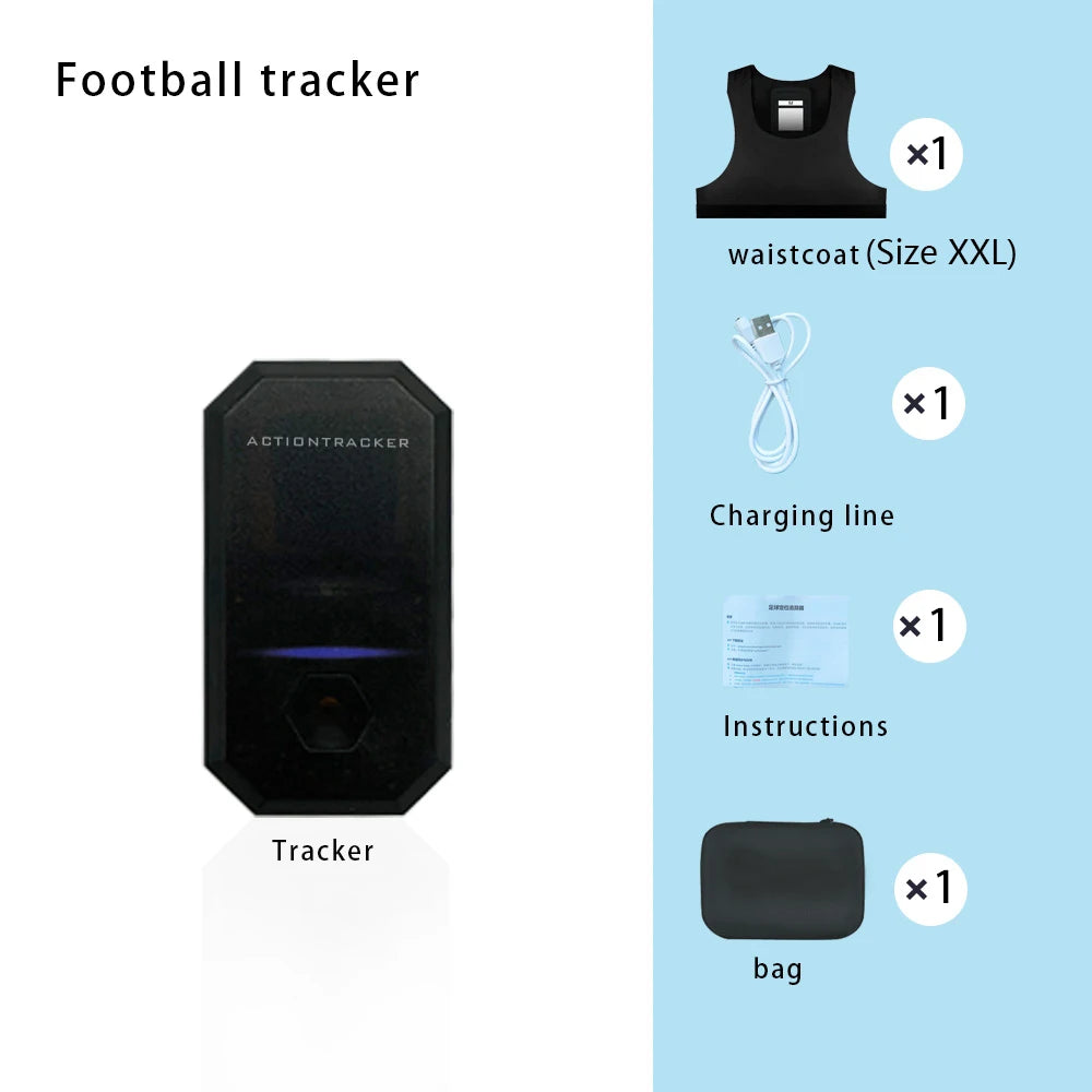 Action Tracer soccer gps tracker football heatmap trajectory with vest as statsports soccerbee