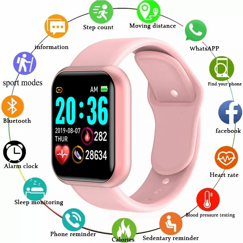 Multifunctional Bluetooth Smartwatch – Fitness, Sleep, Music & Sports Tracker for Men and Women