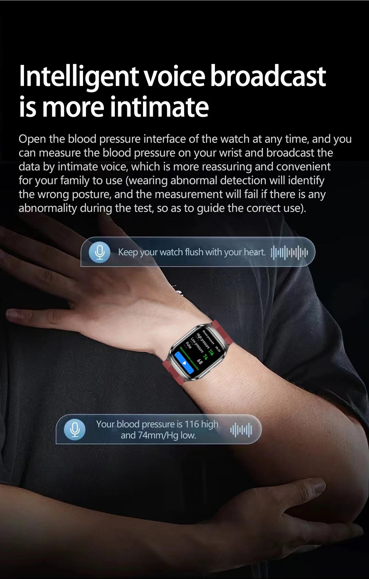 NOYAFA Air Pump Smart Watch Air Sac Accurate Blood Pressure ECG Oxygen Uric Acid Blood Lipids Health Monitoring Smartwatch
